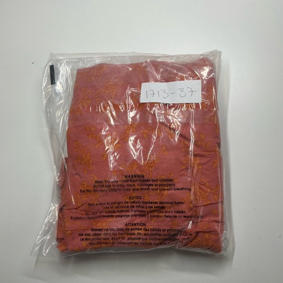 MIMI CHICA Womens L Scoop Neck Floral Smocked Sleeves Dress Pockets - Picture 9 of 9